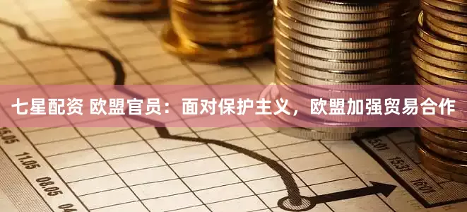 七星配资 欧盟官员：面对保护主义，欧盟加强贸易合作